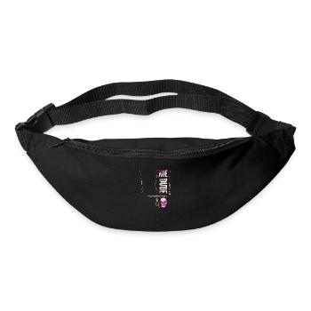 kitesurfing kite dude - Bum bag - black - Front
