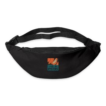 Junge mag Austern Niedliches Natur-Meerestier - Gürteltasche - Schwarz - Vorne
