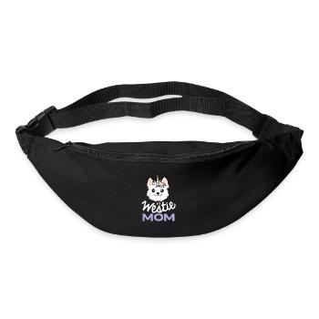 Westie Mom Einhorn Hund West Highland White Terrie - Gürteltasche - Schwarz - Vorne