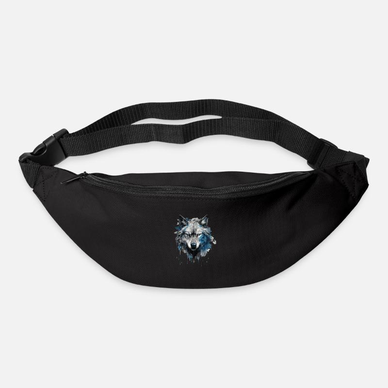 Wolf Head - Bum bag - black