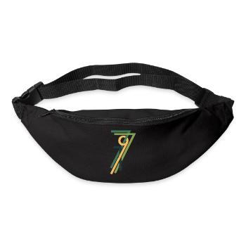 1977 Grün Vintage - Gürteltasche - Schwarz - Vorne