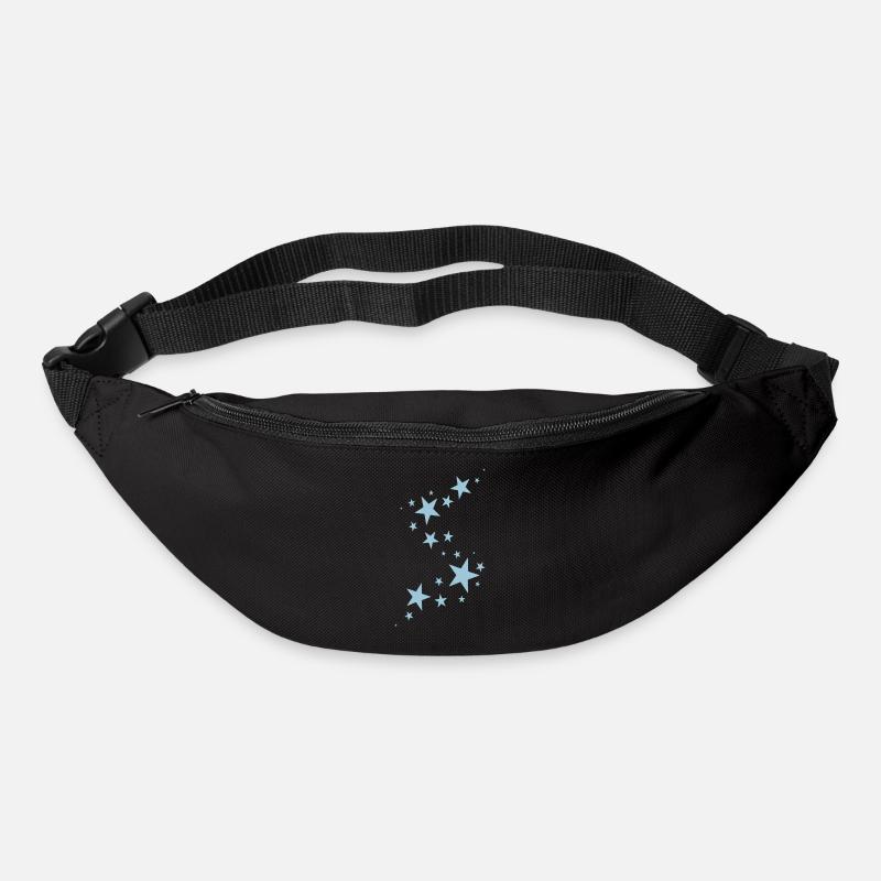 étoiles - Sac banane - noir