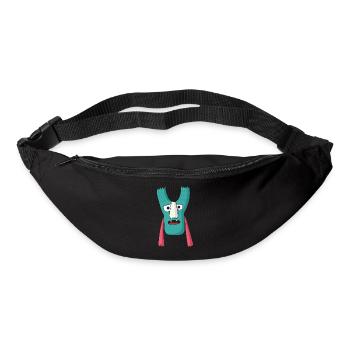 Funny Horror Gift Halloween Kawaii Monster - Bum bag - black - Front