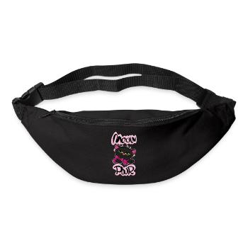 Meaw Power - Gürteltasche - Schwarz - Vorne