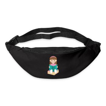 Schulanfang Maedchen 03 0225 - Gürteltasche - Schwarz - Vorne