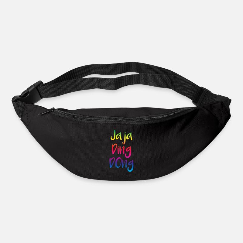 jaja ding dong - Gürteltasche - Schwarz