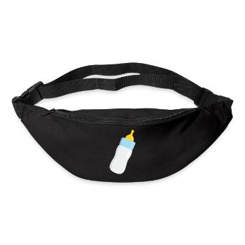 Baby Flasche - Gürteltasche - Schwarz - Vorne