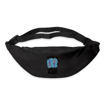 Natation Sauveteur Cours de natation Piscine extérieure Cadeau - Sac banane - noir - Devant