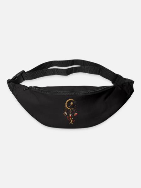Biathlon Weihnachten Weihnachtstraumfänger - Gürteltasche - Schwarz
