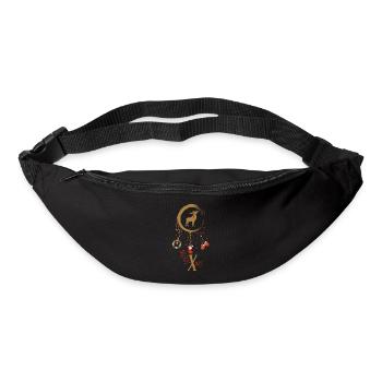 Elch Weihnachten Weihnachtstraumfänger - Gürteltasche - Schwarz - Vorne