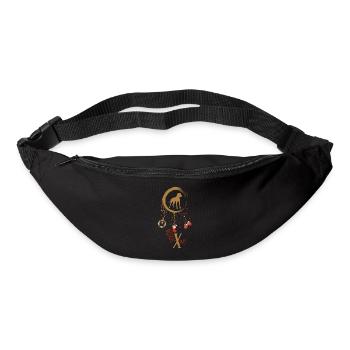 Argentinischer Hund Weihnachten Weihnachtstraumfän - Gürteltasche - Schwarz - Vorne