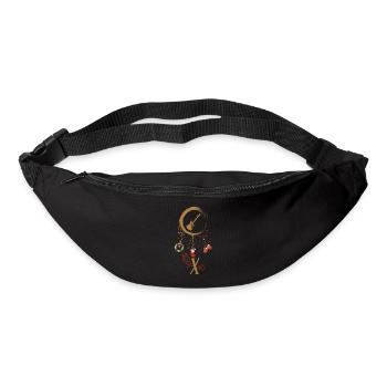 E-Bass Weihnachten Weihnachtstraumfänger - Gürteltasche - Schwarz - Vorne