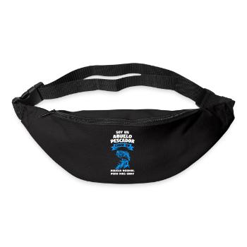 Angler Opa Angeln Geschenk - Gürteltasche - Schwarz - Vorne
