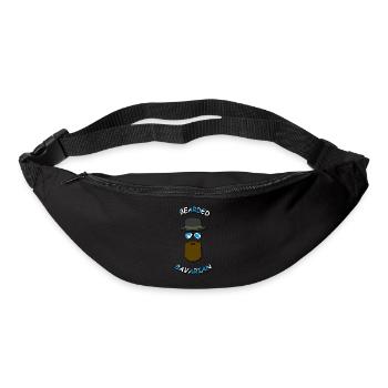 Bavarois barbu - Sac banane - noir - Devant