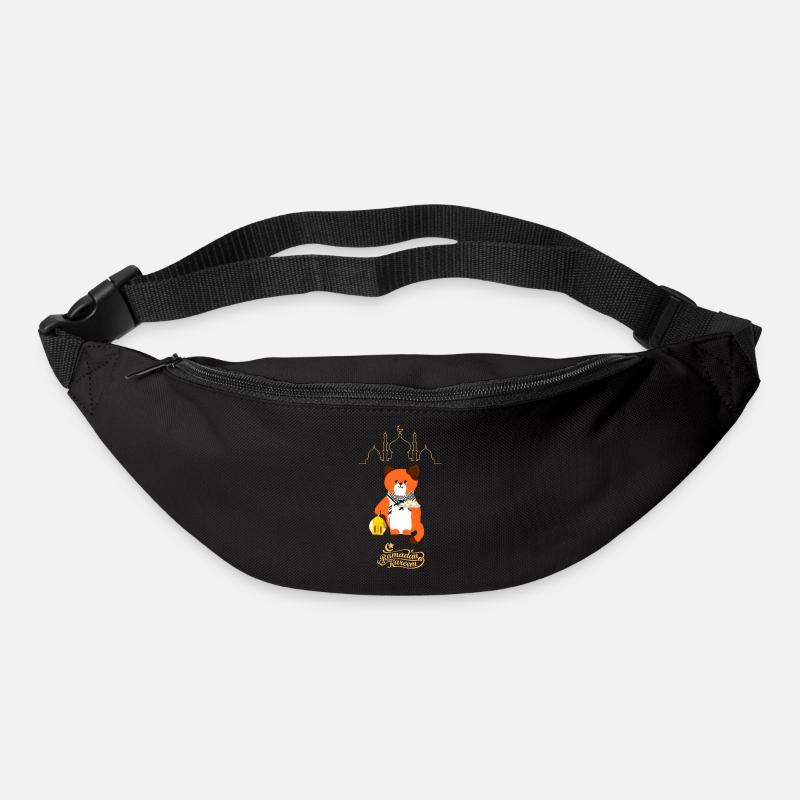 Ramadan Kareem Silhouette - Gürteltasche - Schwarz