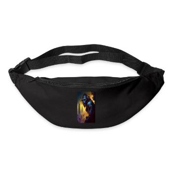 MOTHER SPACESHIP ABOVE FUTURISTIC CITY INHABITED - Bum bag - black - Front
