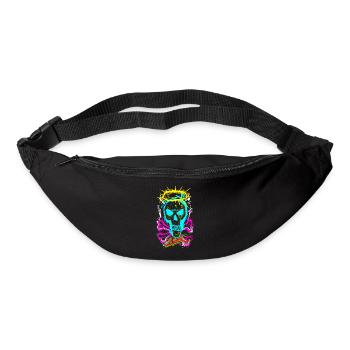 L.Gor Totenkopf Knochen - Gürteltasche - Schwarz - Vorne