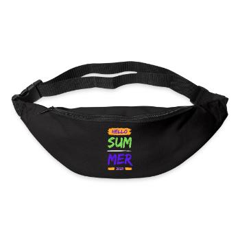 Hello Summer - Gürteltasche - Schwarz - Vorne