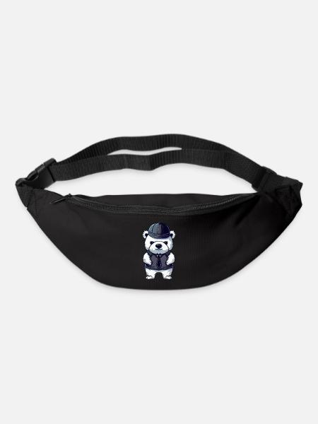 Cool Gangster Polar Bear - Bum bag - black