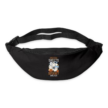 Feuilles spectrales Spooky Spreads effrayant - Sac banane - noir - Devant