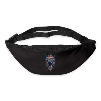 Bison Spirit Indian Meditation & Power - Sac banane - noir - Devant