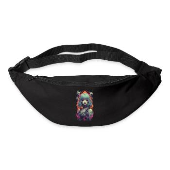 Gothic Girl Aesthetic Occult Vaporwave Design - Bum bag - black - Front