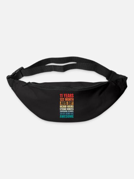 11 Jahre 132 Monat 4015 Tag 96360 Stunden 11 - Gürteltasche - Schwarz