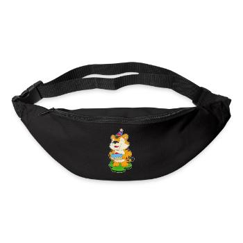 Gâteau d’anniversaire tigre - Sac banane - noir - Devant