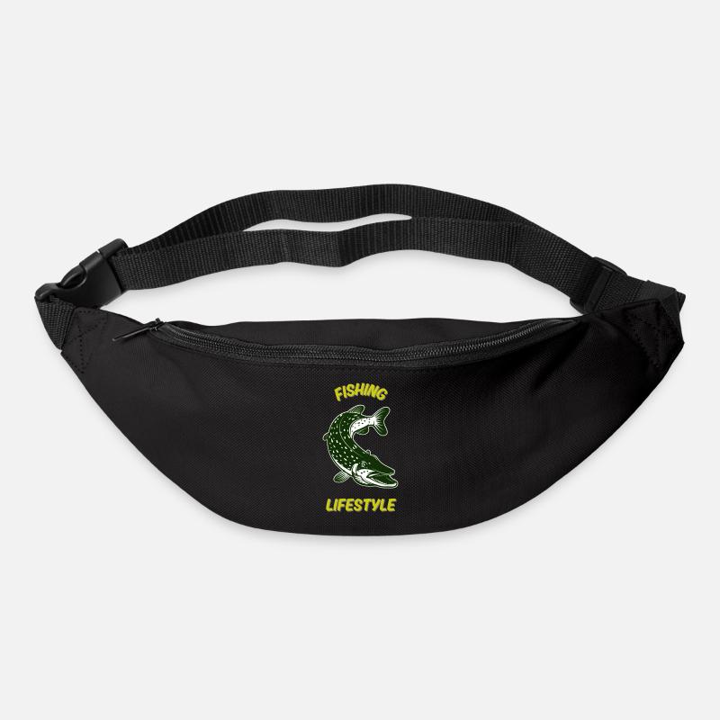 Mode de vie de pêche - Sac banane - noir