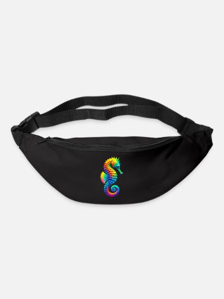 Seepferdchen - Gürteltasche - Schwarz
