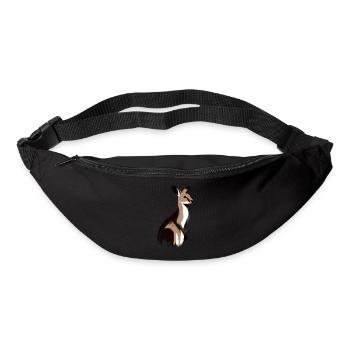 kangourou - Sac banane - noir - Devant