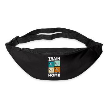 Crosstrainer Fitnessstudio - Gürteltasche - Schwarz - Vorne