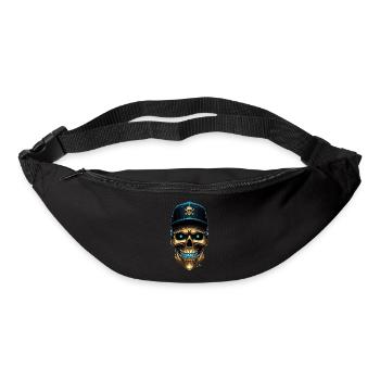 Urban Totenkopf Basecap - Gürteltasche - Schwarz - Vorne