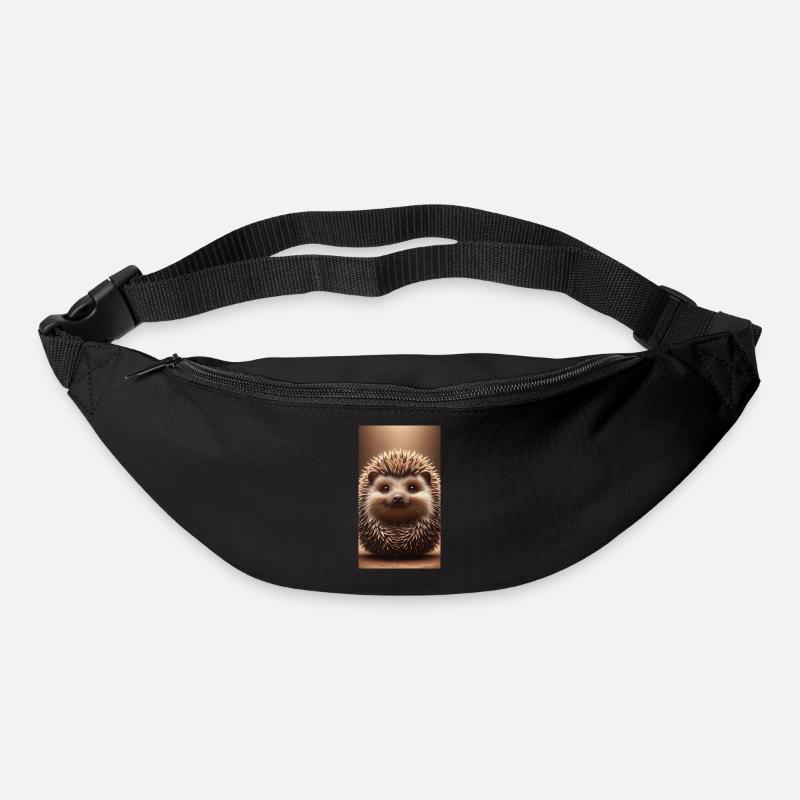 Hérisson - Sac banane - noir