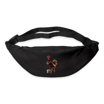 Truthahn - Gürteltasche - Schwarz - Vorne