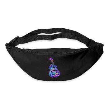 Ukulélé - Sac banane - noir - Devant