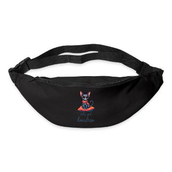 Sphyny Nacktkatze Nackt Katze Perser Katze - Gürteltasche - Schwarz - Vorne