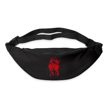 Outlaws skull Motorway gangs Biker death - Bum bag - black - Front