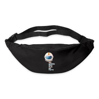 Retro-Raumhelm, den wir hier raus müssen - Gürteltasche - Schwarz - Vorne