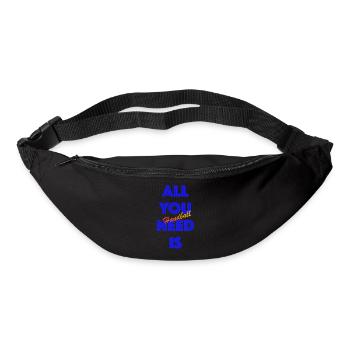 All You Need Is Handball (Blau) - Gürteltasche - Schwarz - Vorne