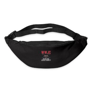 What Would Jesus Carry - Gürteltasche - Schwarz - Vorne