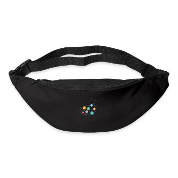Universe Galaxy Space Planet Solar System - Bum bag - black - Front