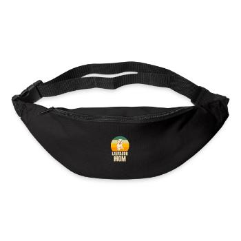Labrador Mama Hunde Muttertag Retro Labrador - Gürteltasche - Schwarz - Vorne