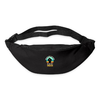 Antirassismus Antirassist Toleranz Gleichberechtig - Gürteltasche - Schwarz - Vorne