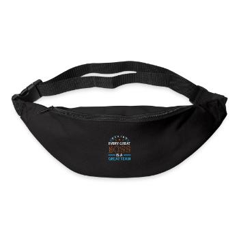 Großartiges Team - Gürteltasche - Schwarz - Vorne