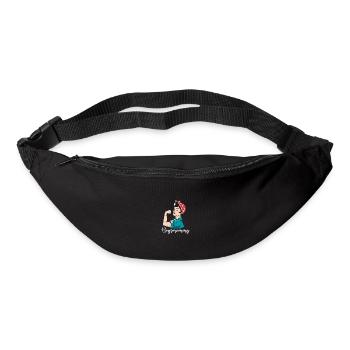 Boysmommy Jungsmama Mutter Söhne Sohn Geschenk - Gürteltasche - Schwarz - Vorne