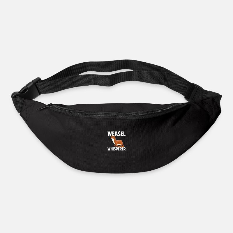 Wieselflüsterer, Wiesel - Gürteltasche - Schwarz