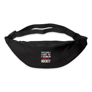 You don't scare me I coach girls hockey - Bum bag - black - Front