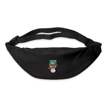 Nice Doberman Sheriff Dog Trainer Gift - Bum bag - black - Front