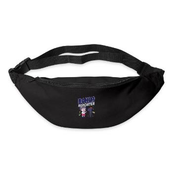 Baker Reporter Camera Microphone Girl Stars Quote - Bum bag - black - Front